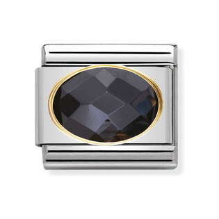 Element Link NOMINATION Composable 18K owal faseta NP 030601 011 CN KK