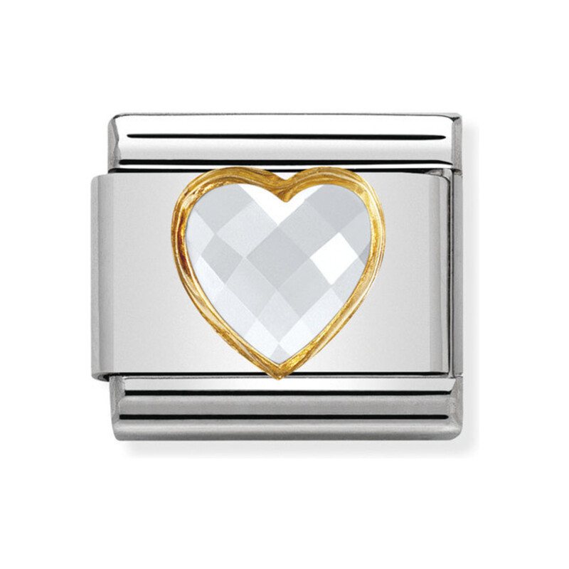 Element Nomination Serce 18K - JubilerSezam.pl