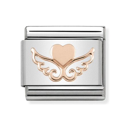 Element Link NOMINATION Composable 9K serce+skrzydła NP 430104 01 KA KK