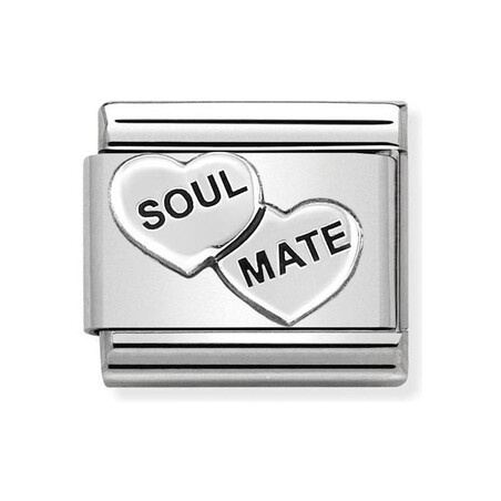 Element Link NOMINATION Composable AG dwa serduszka SOUL MATE NP 330101 38 AA