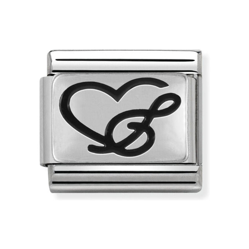 Element Link NOMINATION Composable AG tabliczka serce z klucze NP 330102 04 AA