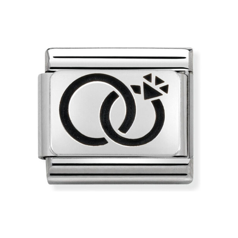 Element Link NOMINATION Composable AG tabliczka Wedding Rings NP 330102 29 AA KK