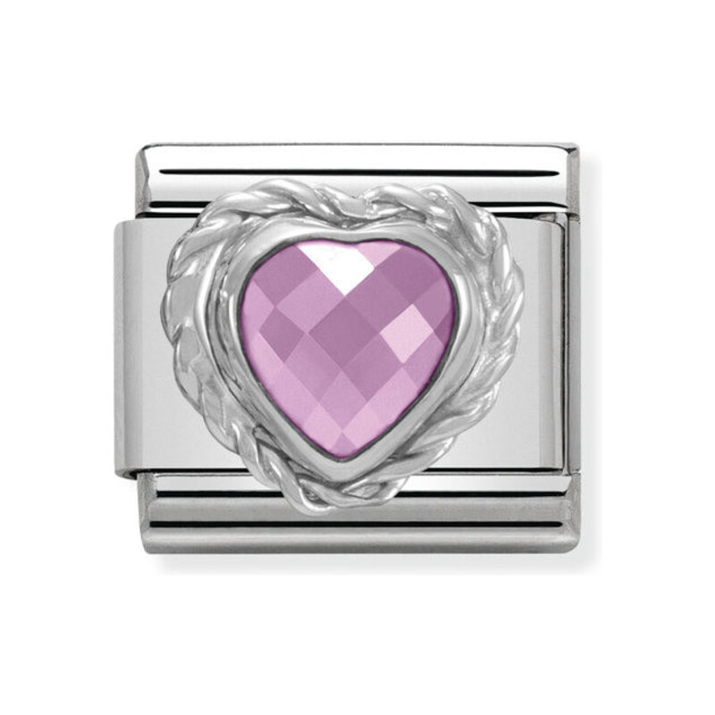 Element Nomination Serce Faceta+Warkocz - JubilerSezam.pl