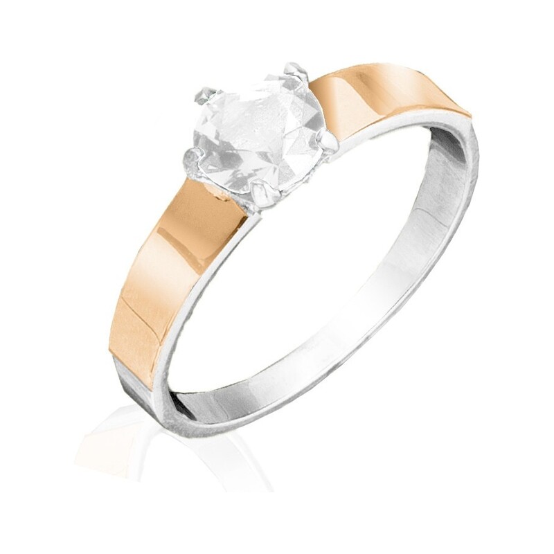 Srebrny pierścionek z cyrkonią DC 051_AU375