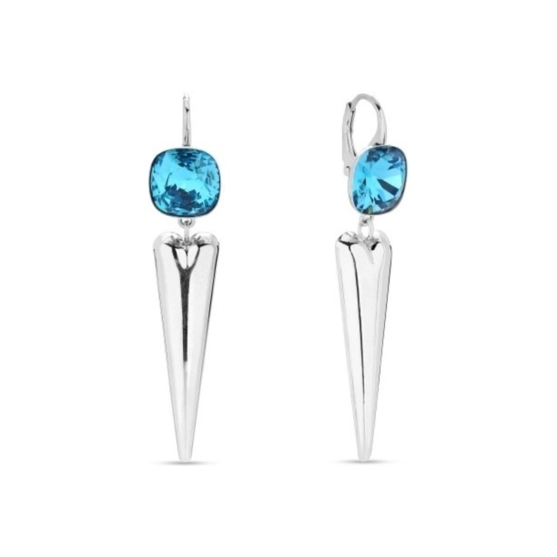 Kolczyki srebrne SPARK z kryształami Swarovskiego Arrow CQ KAAR447010IN próba 925