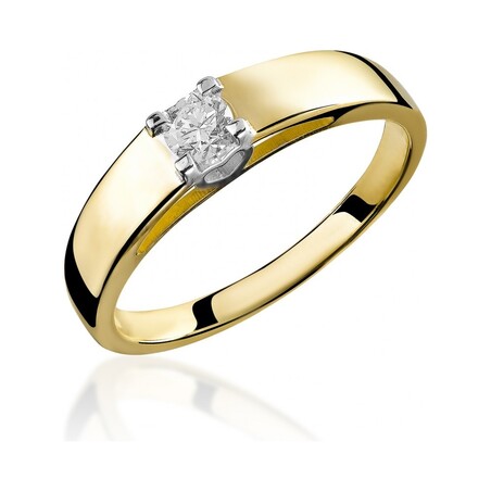 Pierścionek AMADO  RS0376 serce pod koroną próba 585 SERCE