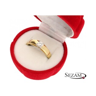 Pierścionek AMADO  RS0376 serce pod koroną próba 585 SERCE