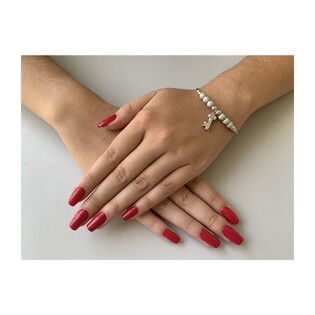 Bransoleta bangle kulki piaskowane z zawieszką nr NI0235-BR próba 925