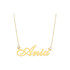 Naszyjnik złoty z imieniem Ania