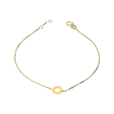 Bransoleta złota dysk nr MZ T6-LB-9 próba 585