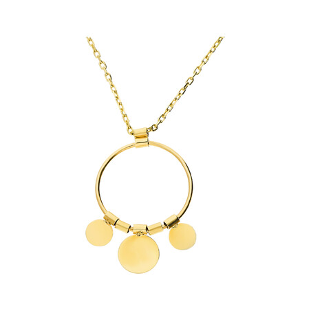 Naszyjnik złoty oponka z kółka wiszące nr. AR VX5FOR6N4979-II próba 585      