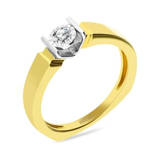 Pierścionek zaręczynowy ETERNO z diamentem nr KU 8980 próba 585