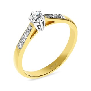 Pierścionek zaręczynowy z diamentami nr RQ 413M SOLITER