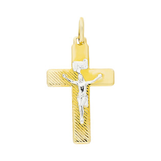 Krzyżyk złoty z wizerunek Pana Jezusa nr CB C-603 próba 585