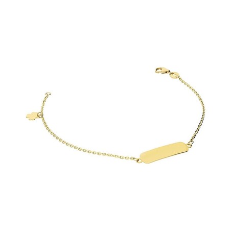 Bransoleta blaszka owal+koniczyna wisz.-rol OS 129-BR50-CLO próba 585