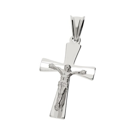 Krzyżyk srebrny z wizerunkiem Jezusa nr MV GKD057 rod próba 925