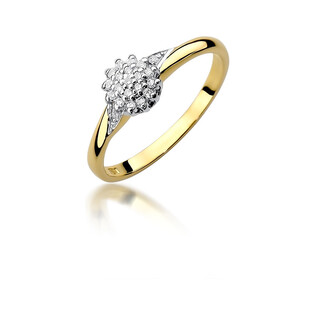Pierścionek zaręczynowy z diamentami BRIDELL BE W-419 próba 585 BRIDELL