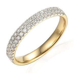 Pierścionek zaręczynowy z diamentami AW 62426 Y próba 585