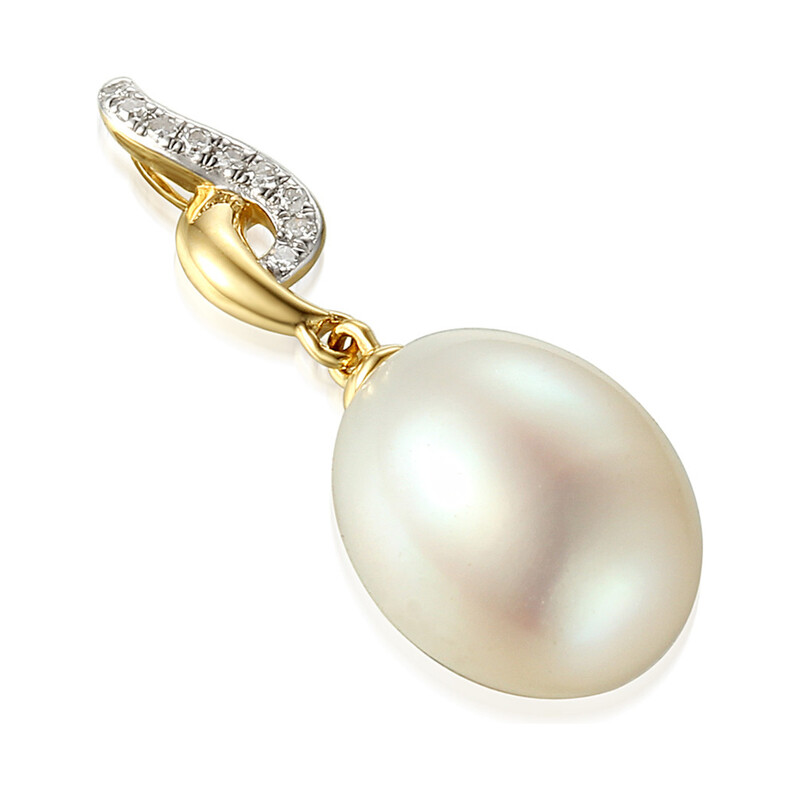 Kolczyki z perłą i diamentami Venezia AW 55719 Y perła Venezia próba 585