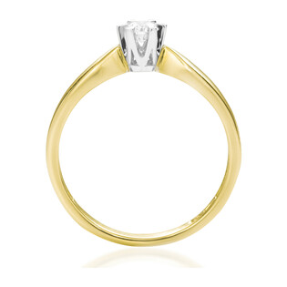 Pierścionek ROYAL GR 6ł-0,10ct RS0041 próba 585