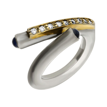 Pierścionek srebrny z szafirem ARTIS G.KABIRSKI GA R468 SZAFIR próba 925