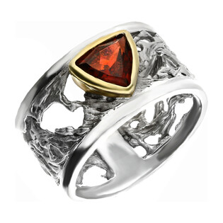 Pierścionek srebrny z granatem ARTIS G.KABIRSKI GA R133 GRANAT próba 925