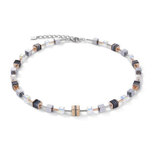 Naszyjnik Coeur de lion 1630 Rosegold-blac CT 4965-10-1630