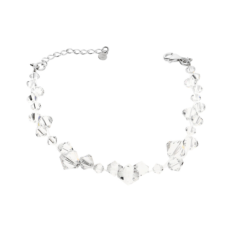 Bransoleta GRACE z kryształami Swarovski RD 461-1 crystal próba 925