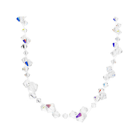 Naszyjnik srebrny GRACE z kryształami RD 461-1 próba 925