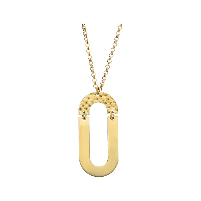 Naszyjnik owal ruchomy TA CLT9941 GOLD próba 925