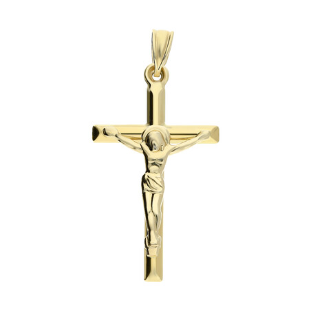 Krzyżyk złoty z wizerunkiem AR XXSTP10434 próba 585
