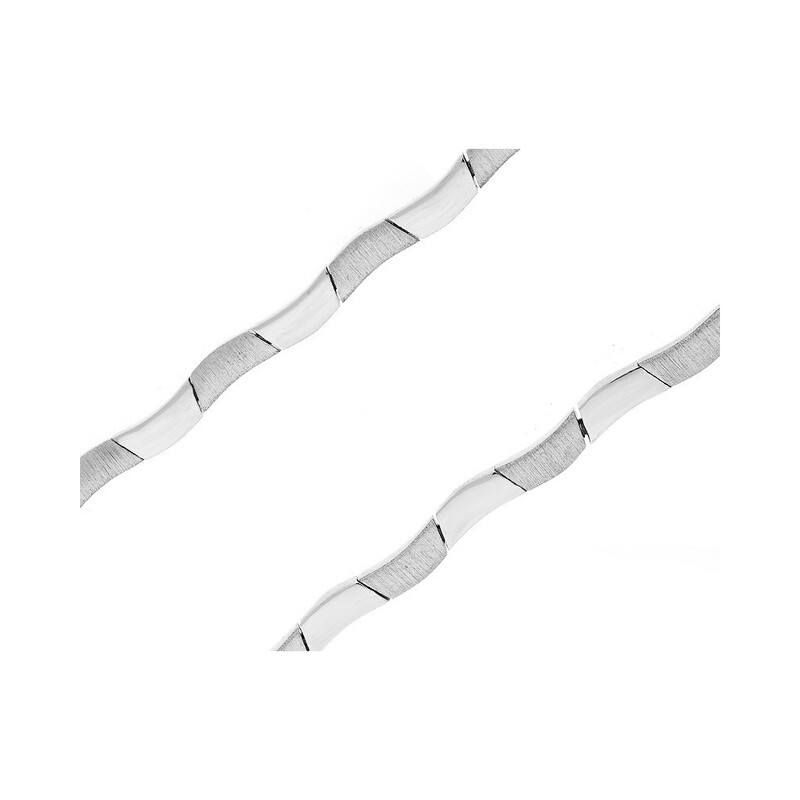 Bransoleta łuska blask+mat OL RB78600 próba 925