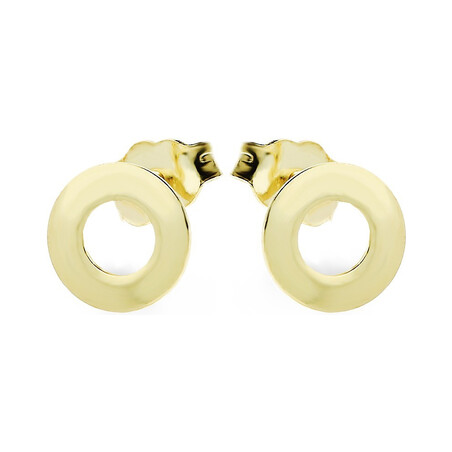 Kolczyki złote dysk, sztyft nr MZ T6-E-0216-41 próba 585