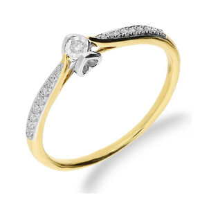 Pierścionek AMADO Magic  AW 67073 YW próba 585