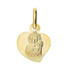 Medalik złoty z wizerunkiem Matki Boskiej Częstochowskiej serce nr CB M-0832 próba 585 Sezam - 1