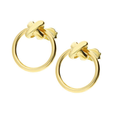 Kolczyki złote węzeł na kółku/sztyft AR XXTE10696 próba 585