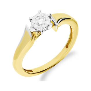 Pierścionek zaręczynowy z diamentem PASSION Magic NF JRI-565 próba 375