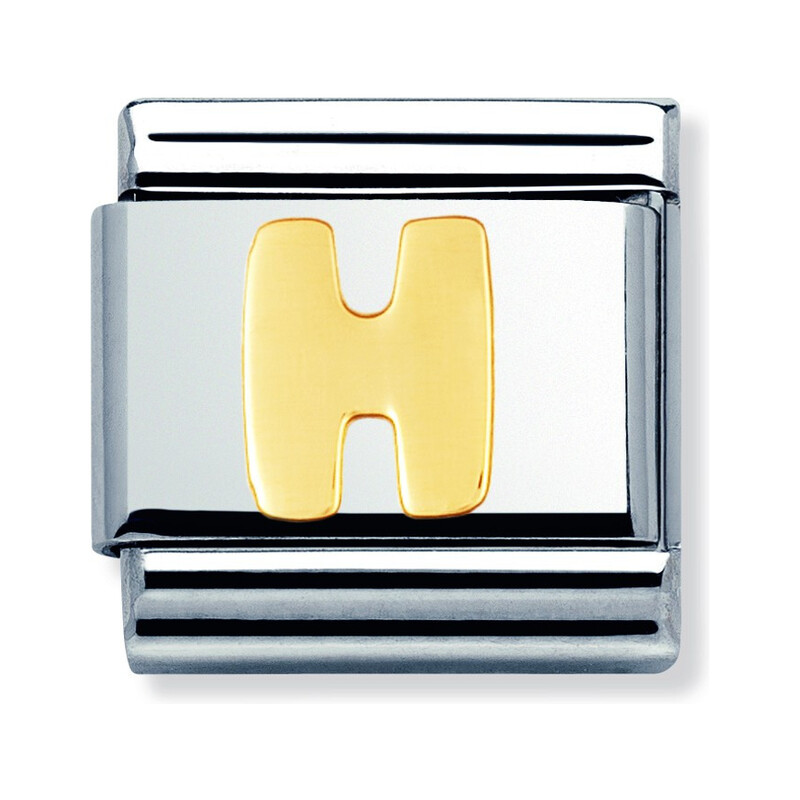 Element link 18K literka H NP 030101 08