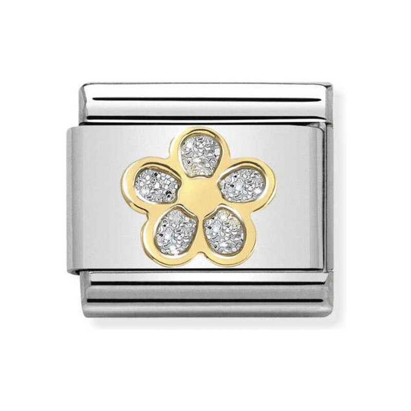 Element link 18K kwiatek NP 030220 06