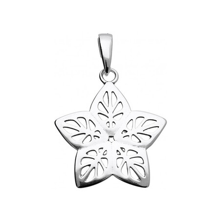 Zawieszka srebrna damska kwiatek ażur UN 726 j.oksyda   KK Sezam - 1