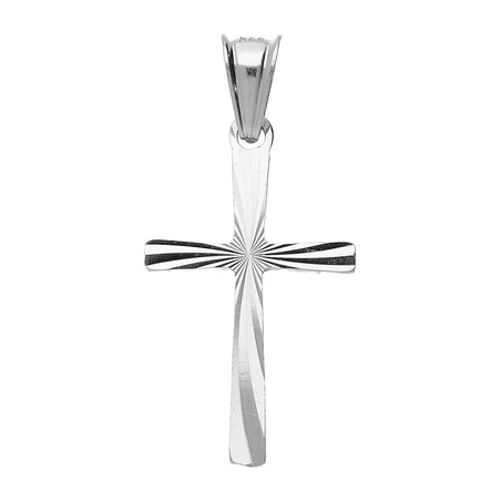  Krzyżyk srebrny gładki MV KD015 próba 925