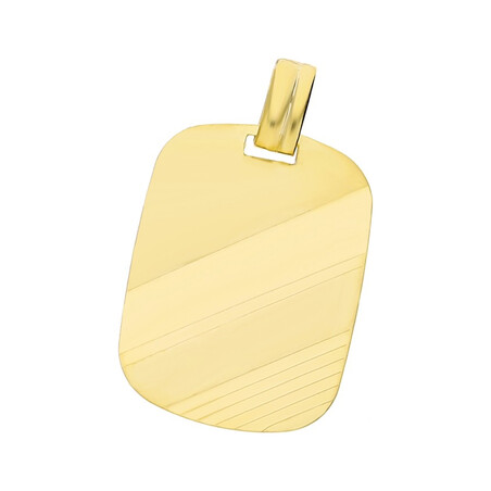 Zawieszka blaszka  paski ukośne mat+blask CB M-0635 próba 333