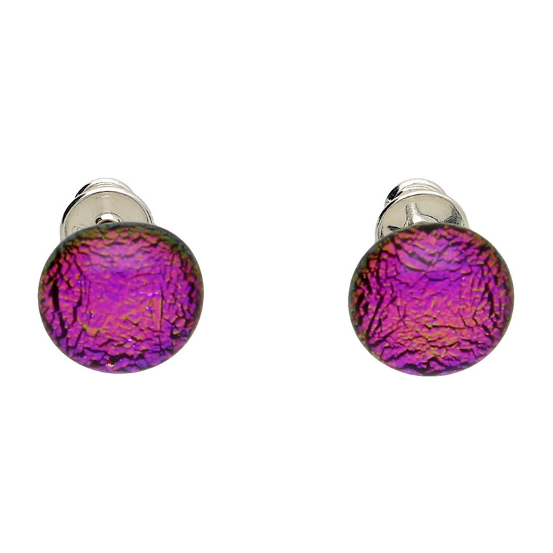 Kolczyki SCHERZO kora fuksja KQ043 próba 925