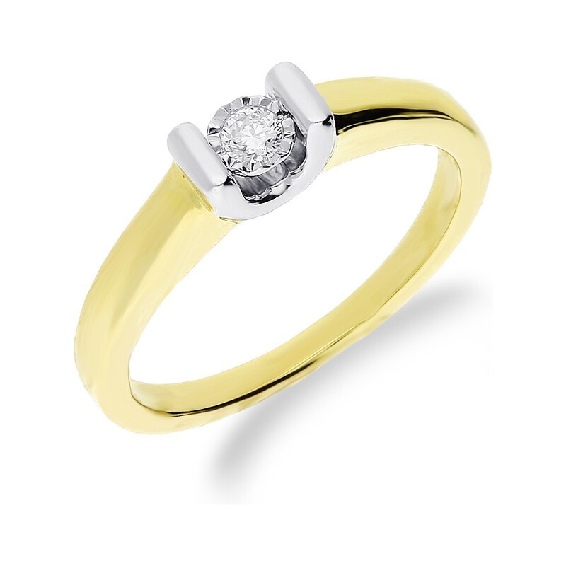 Pierścionek VICTORIA Magic-0,07ct KU 437X-1620 próba 585