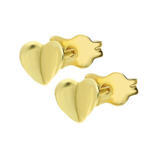 Kolczyki złote serduszka sztyft nr  AR X3E12062 próba 585
