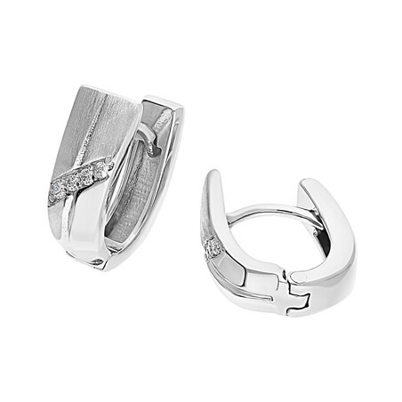 Kolczyki blaszki z cyrkoniami OL OKP647 próba 925