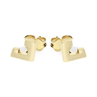 Kolczyki złote w kształcie litery nr AR 12506-GW próba 333