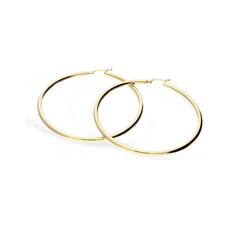 Kolczyki złote kółka rurka 50mm nr AR BSC1-XTE0002.5-50-SL próba 333