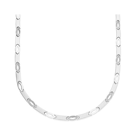 Naszyjnik srebrny łezka z cyrkoniami OL ROXN026 próba 925