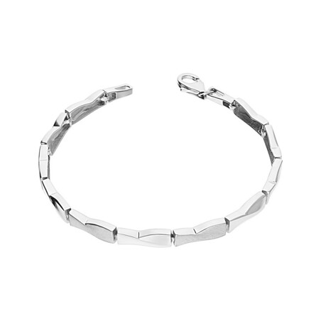 Bransoleta srebrna kokarda blask+kokarda mat nr OL RTB231 NO CZ próba 925